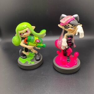 Nintendo Amiibo Splatoon Series Aori Callie & Inkling Girl Lime Green Figures